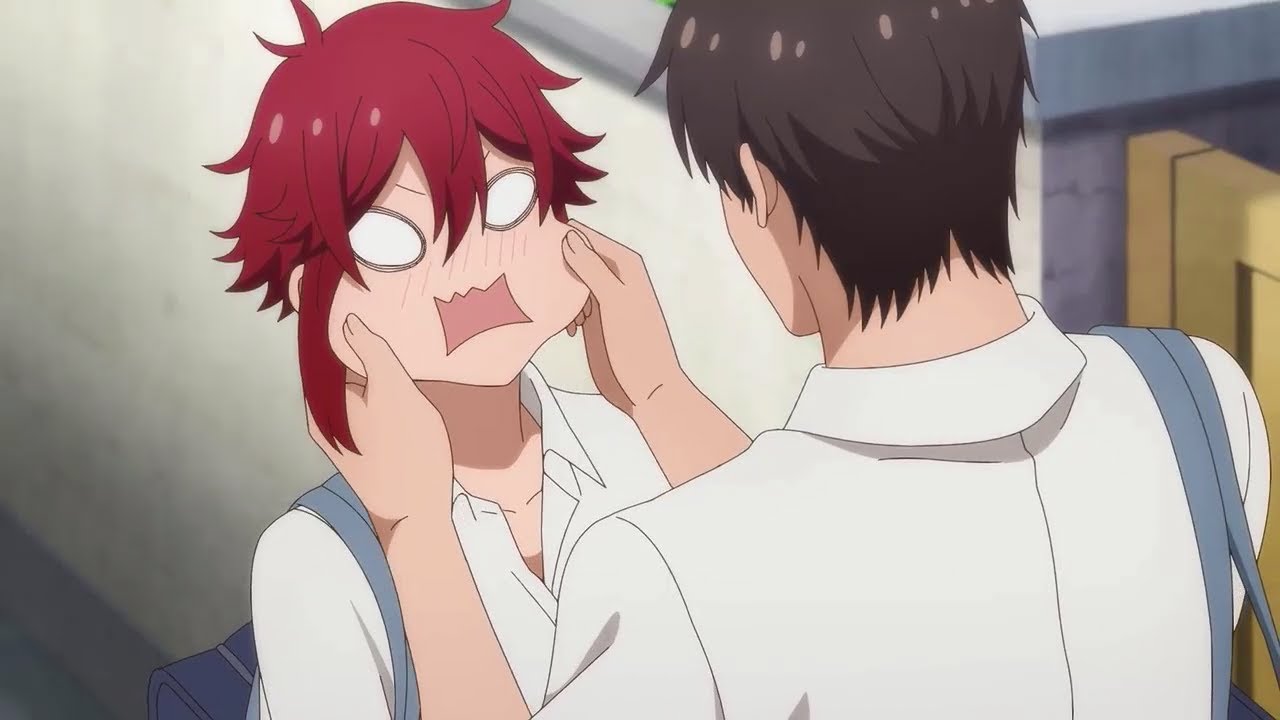 Moment When He Pinching Her Cheek