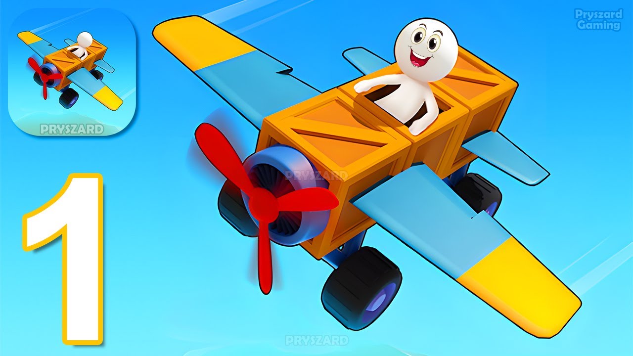 Fly Challenge - Gameplay Walkthrough Part 1 Build A Plane Sky Adventure (iOS, Android)