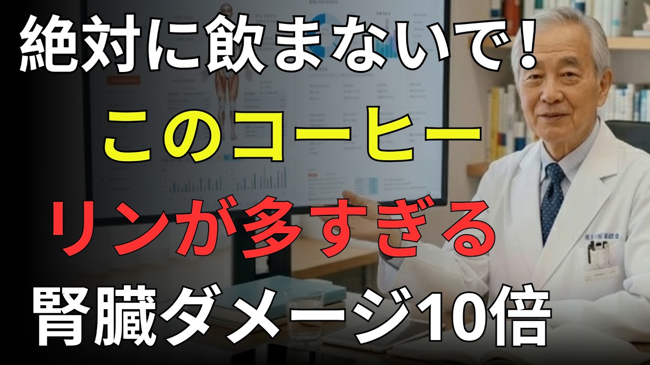 60代の腎臓が静かに悪化？缶コーヒーのリンがeGFRを下げる理由と透析を防ぐ3つの習慣｜医師解説｜高齢者の健康 | 医者メモ