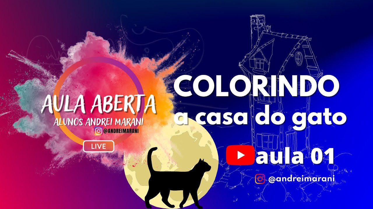 Colorindo a casa do gato - Aula aberta - aula 01