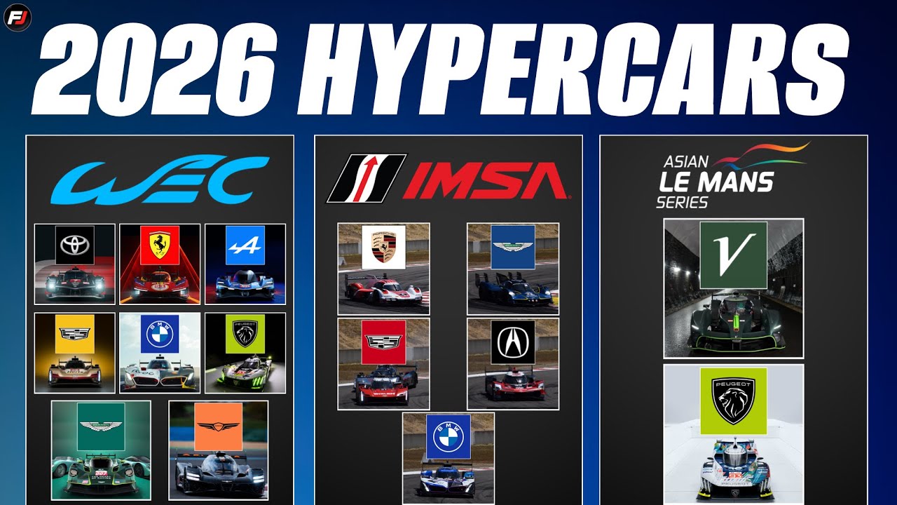 Полное руководство по ВСЕМ гиперкарам 2026 года в WEC, IMSA и ALMS!