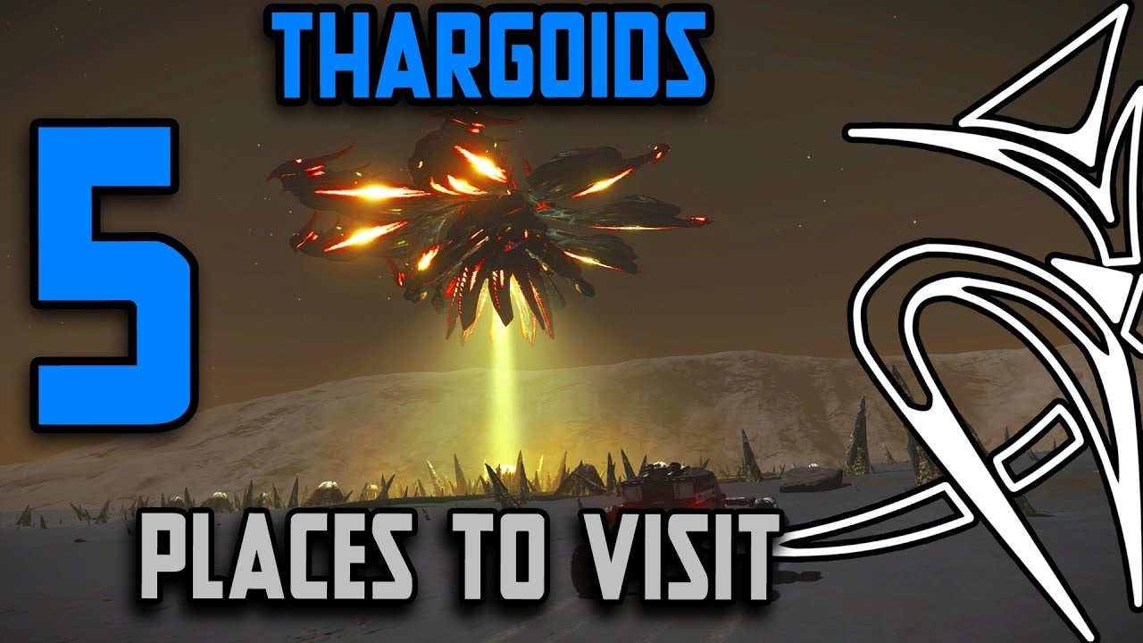 5 places to visit : Thargoids [Elite Dangerous]