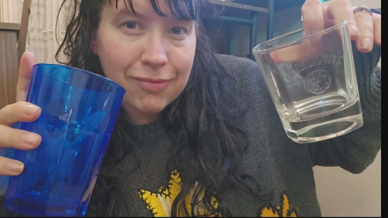 ASMR Glass Tapping .. Lids ... Rambles ... dedicated to Danielle