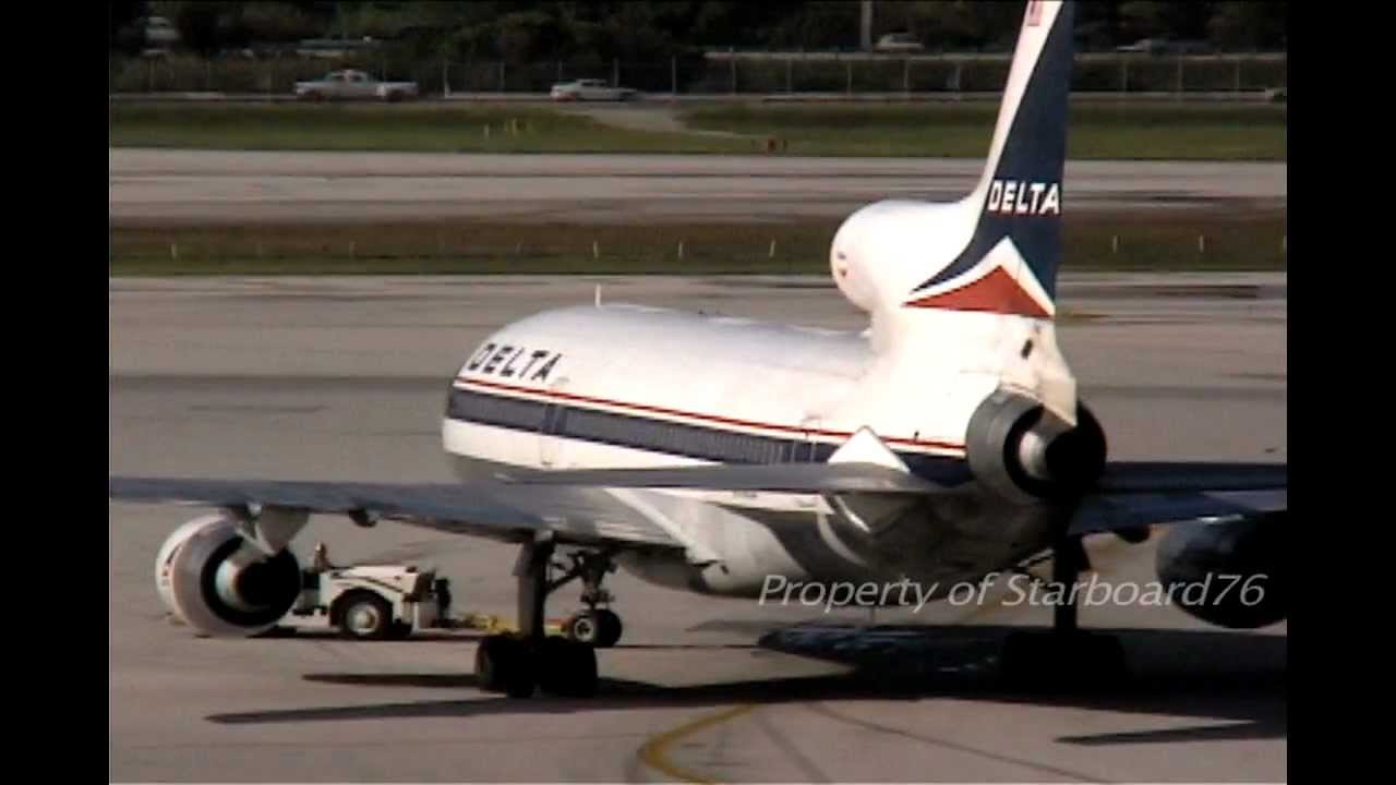 Delta Airlines L-1011 Tristar - in Miami, San Juan and Los Angeles International Airports