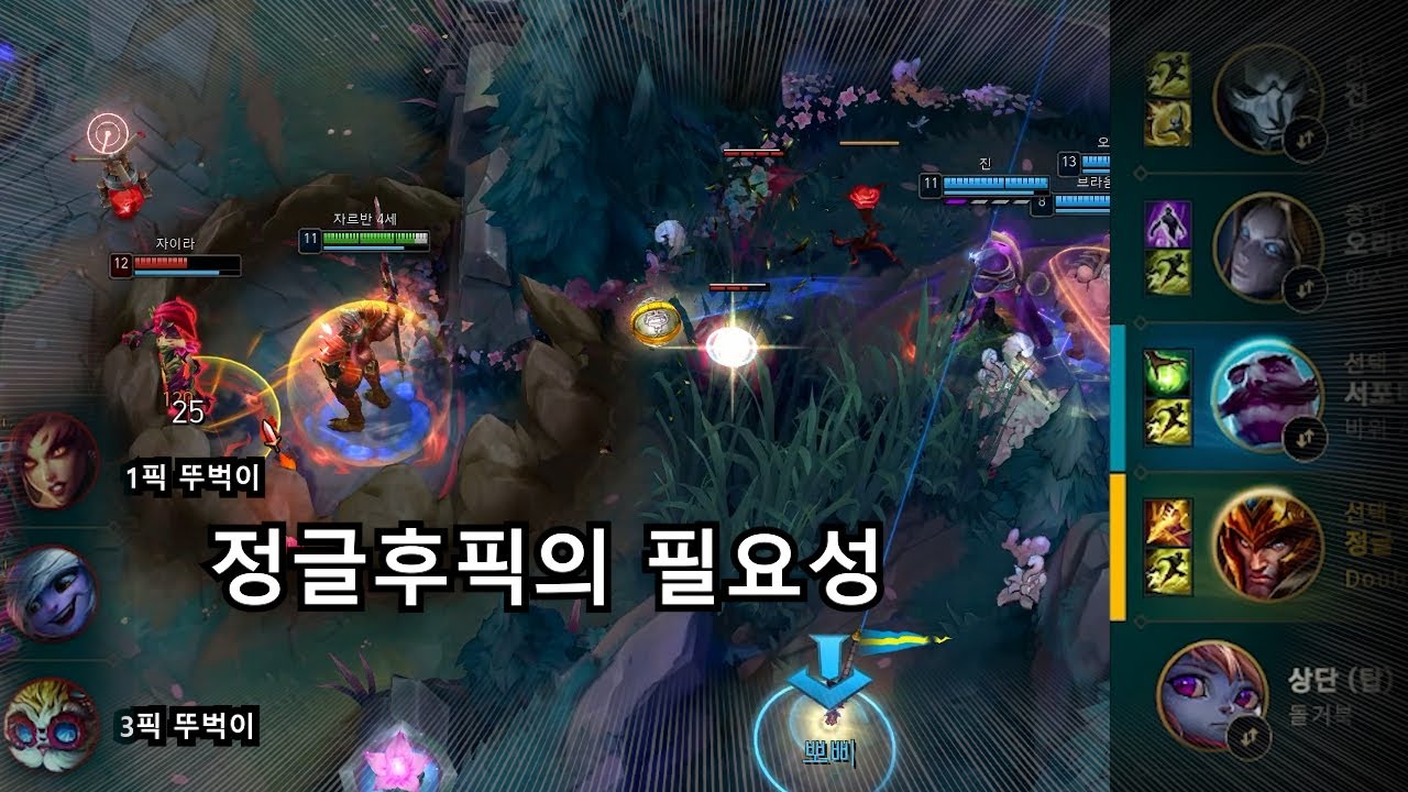 정글러한테 후픽을 줬을때 생기는 일