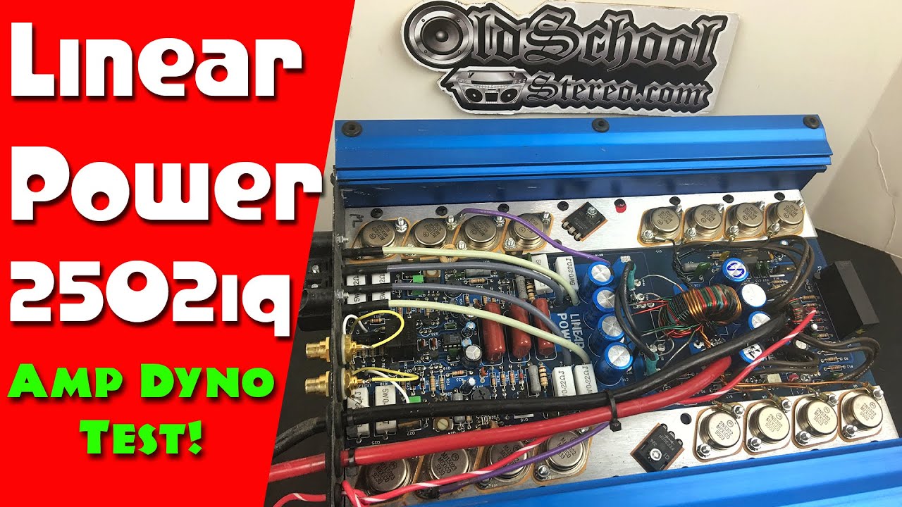 1995 Linear Power 2502iq Amp Dyno Test AD-1