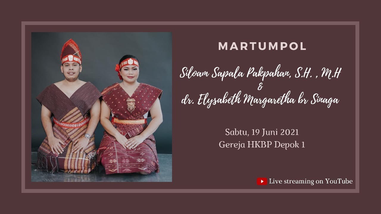 Martumpol Siloam Sapala Pakpahan S.H. , M.H. & dr. Elysabeth Margaretha br Sinaga