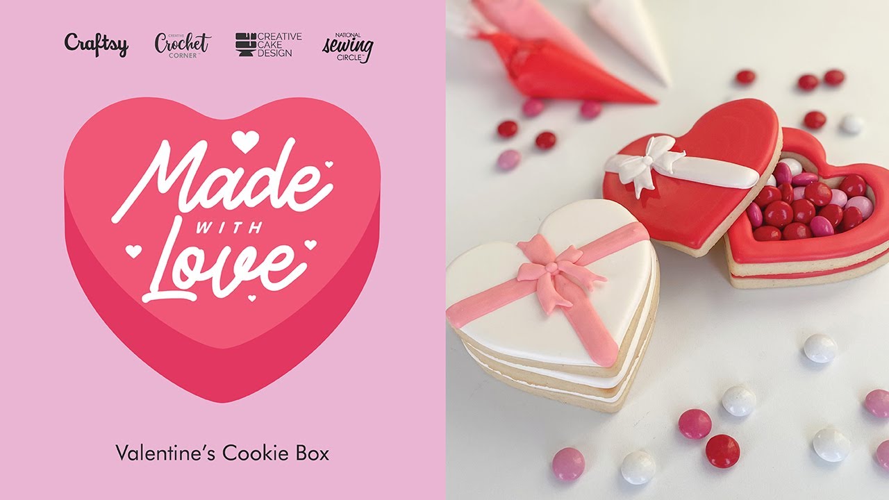 Valentine’s Cookie Box | LIVE Tutorial with Maddie Gartmann