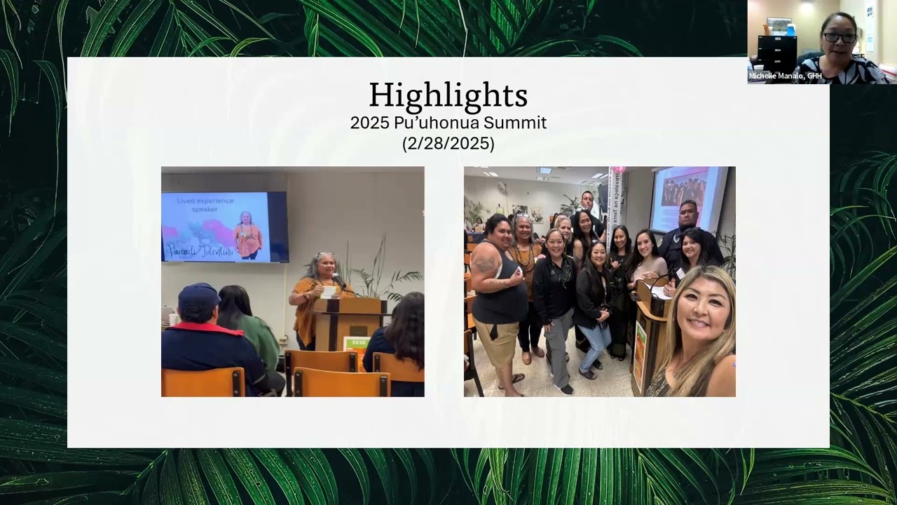 Going Home Hawai`i April Consortium Presentation