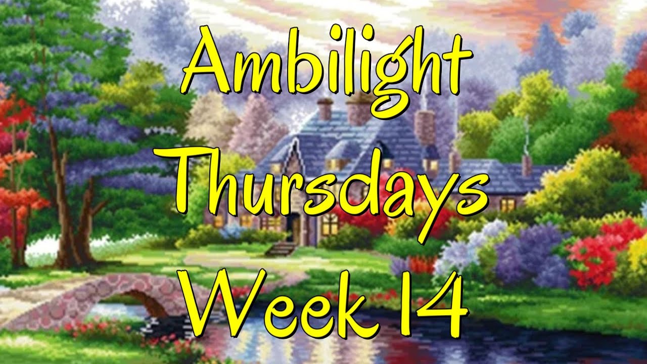Ambilight Thursdays 14 #stampedcrossstitch #flosstube #pointdecroix #unboxing #stitchalong