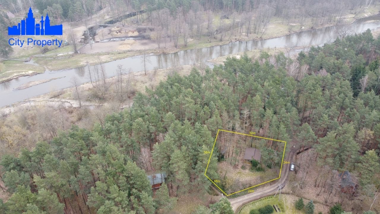 Działka 100m od rzeki Liwiec - Urle