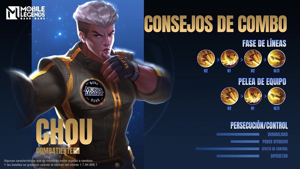 Héroe Destacado | Chou | Mobile Legends: Bang Bang