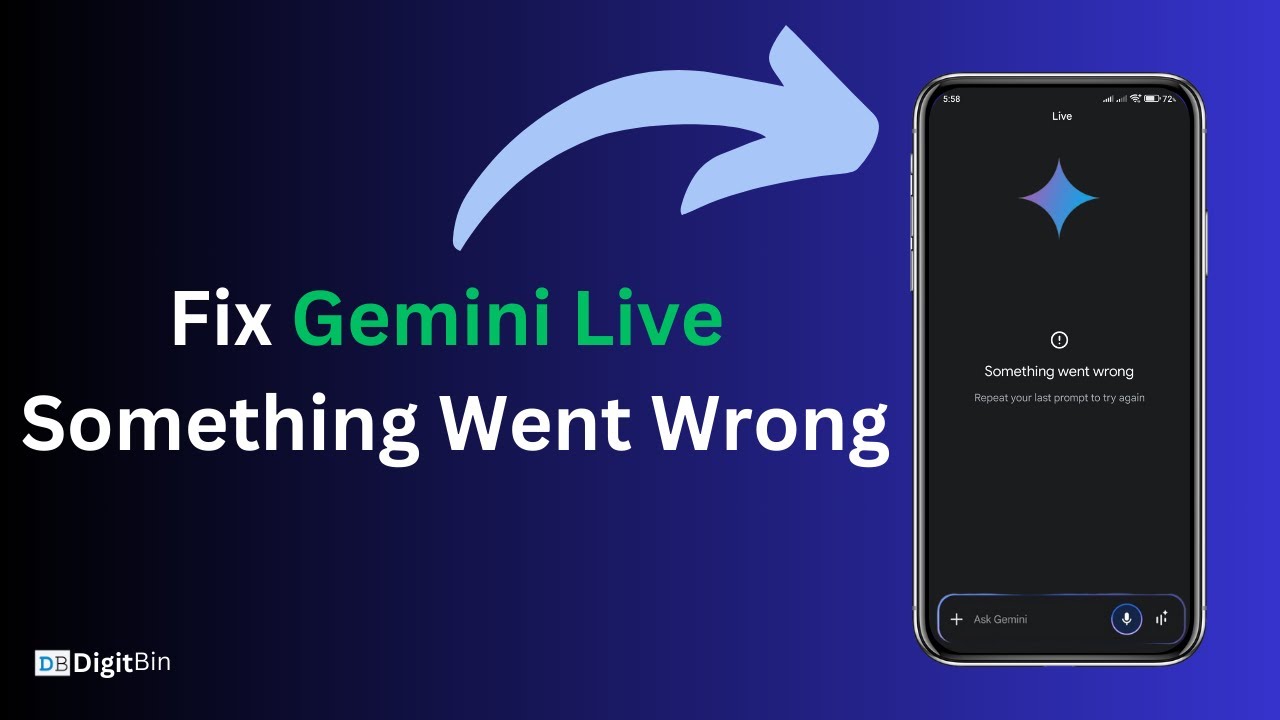 Что-то пошло не так: как исправить ошибку Gemini Live, которая не работает (2025)
