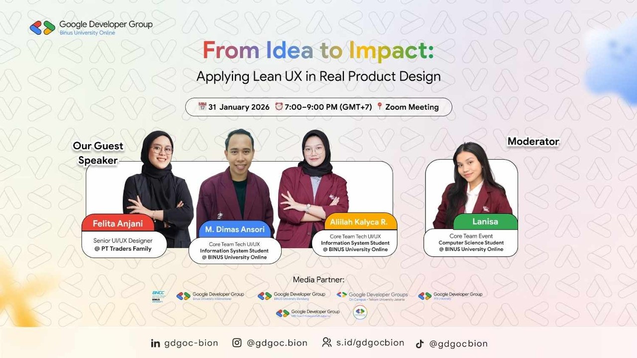 Tech Talk #1: From Idea to Impact Applying Lean UX in Real Product Design