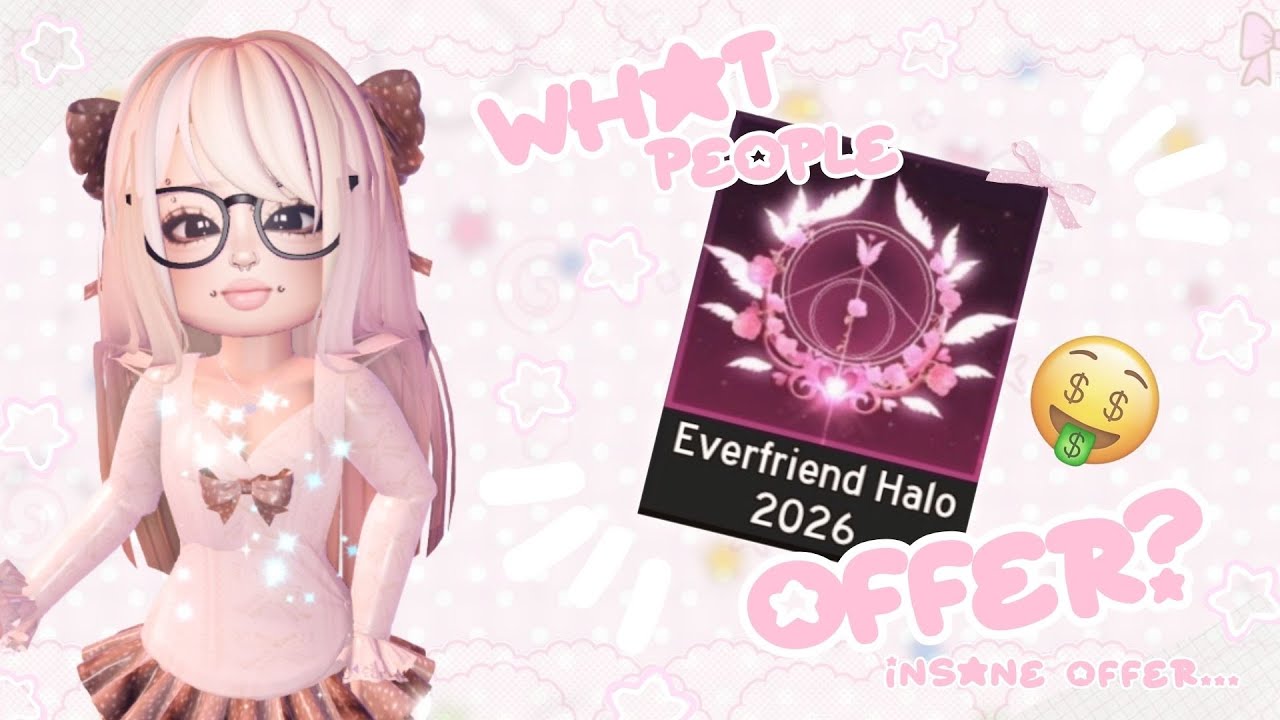 What people TRADE FOR THE EVERFRIEND HALO! *shocking offers* ! Roblox Royale High TRADING (GIVEAWAY)