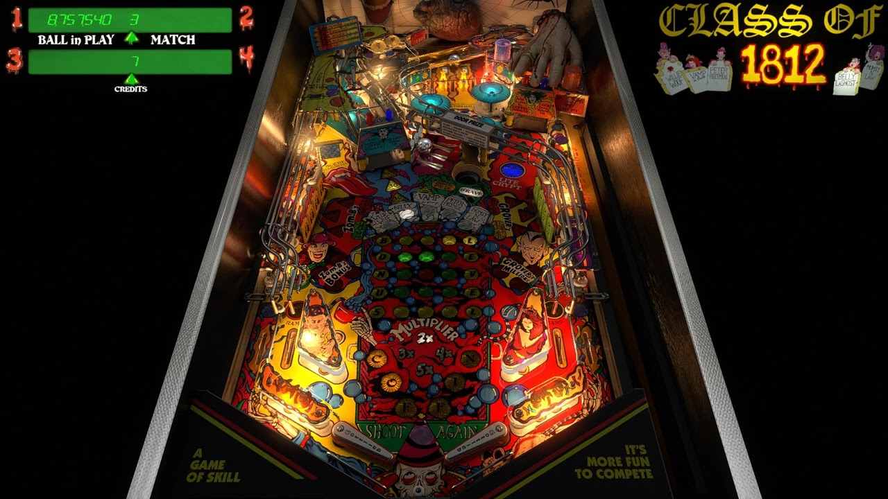 Class of 1812 (Gottlieb 1991) by UnclePaulie - Pinball VPX