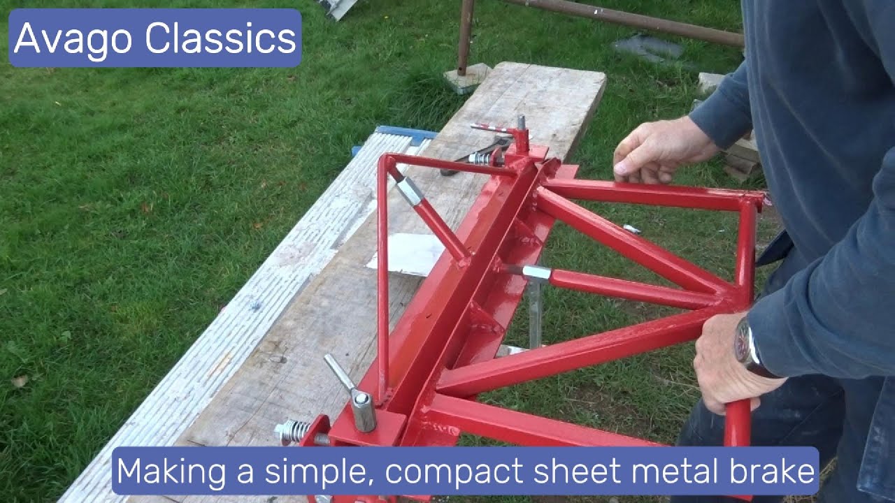 Making a simple and compact sheet metal brake