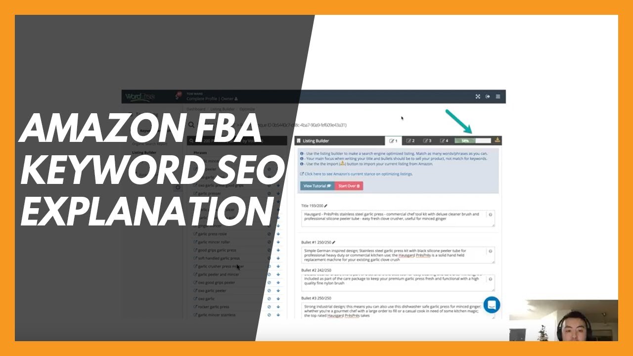 BEST Amazon FBA Keyword Research Tool [LIVE TUTORIAL] || TOM WANG