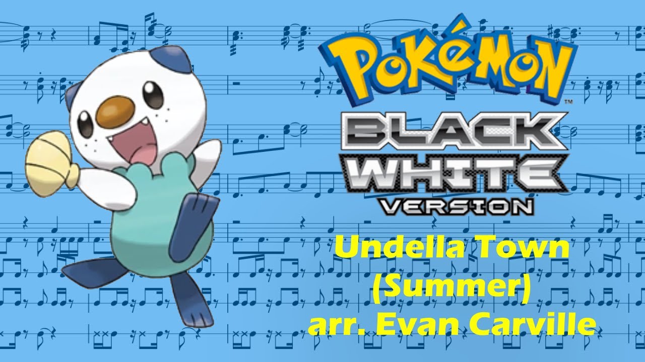 Undella Town (Summer) (from Pokemon B/W) score transcription/remake