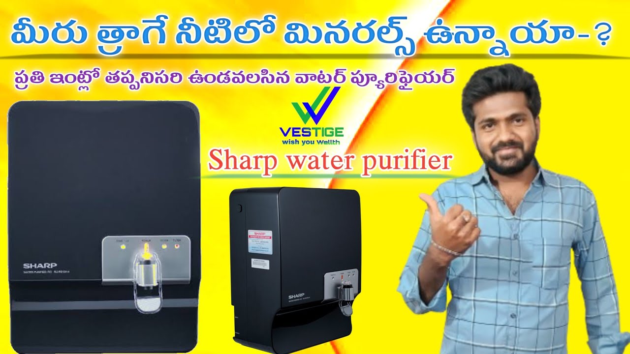 Vestige Sharp Water Purifier Demo | Full Installation & Working Explained | Complete Review 2025