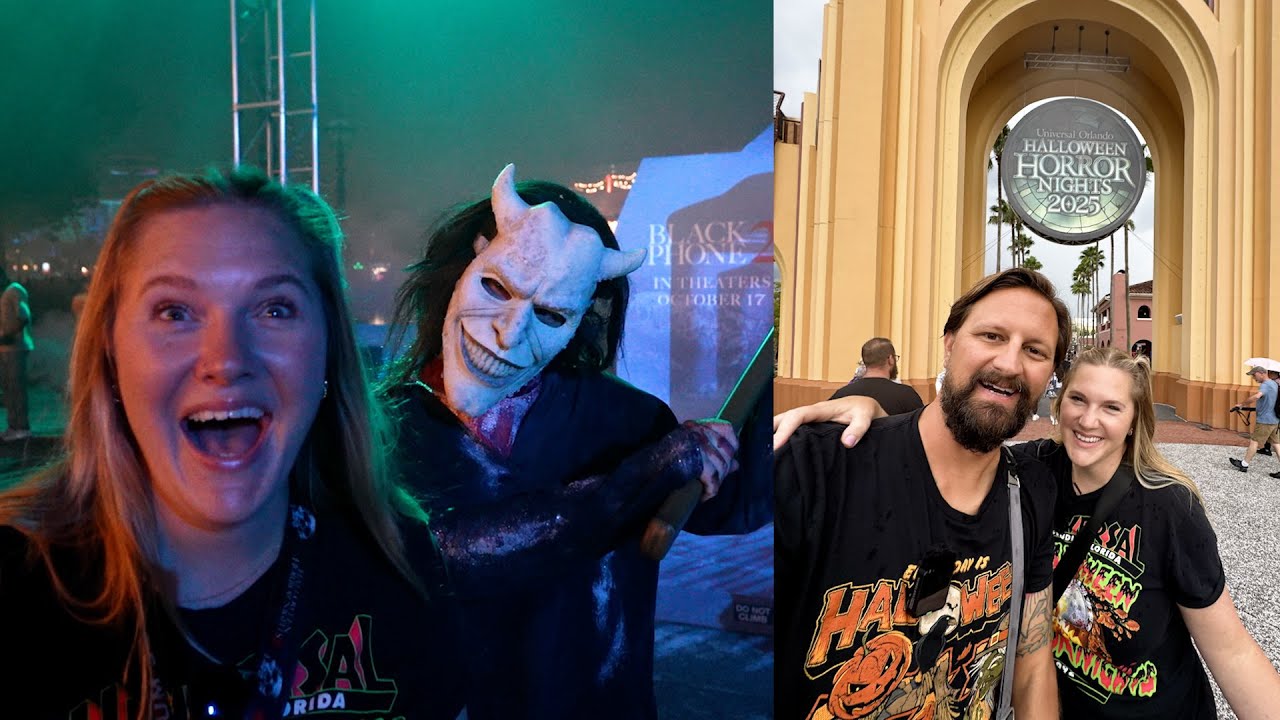 Universal Studios HHN Premium Scream Night 2025! Was It As Good As Last Year? House Reviews & Food!