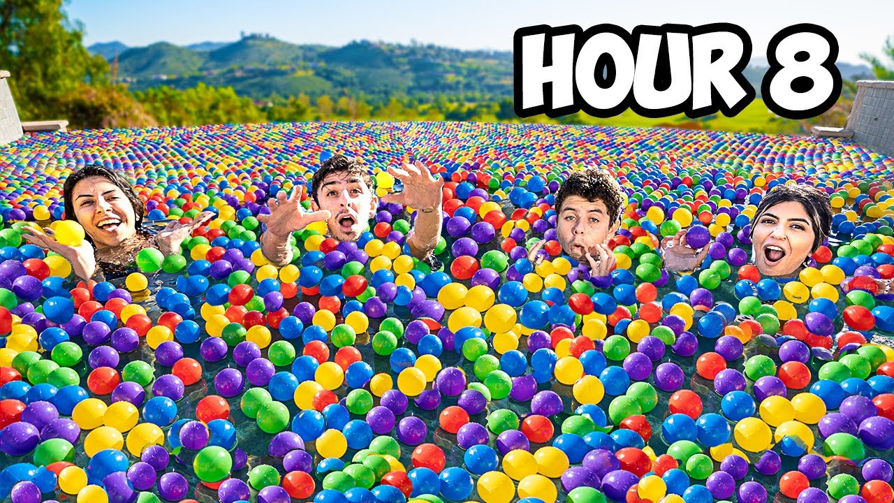 Last to Leave Ball Pit Swimming Pool - Challenge