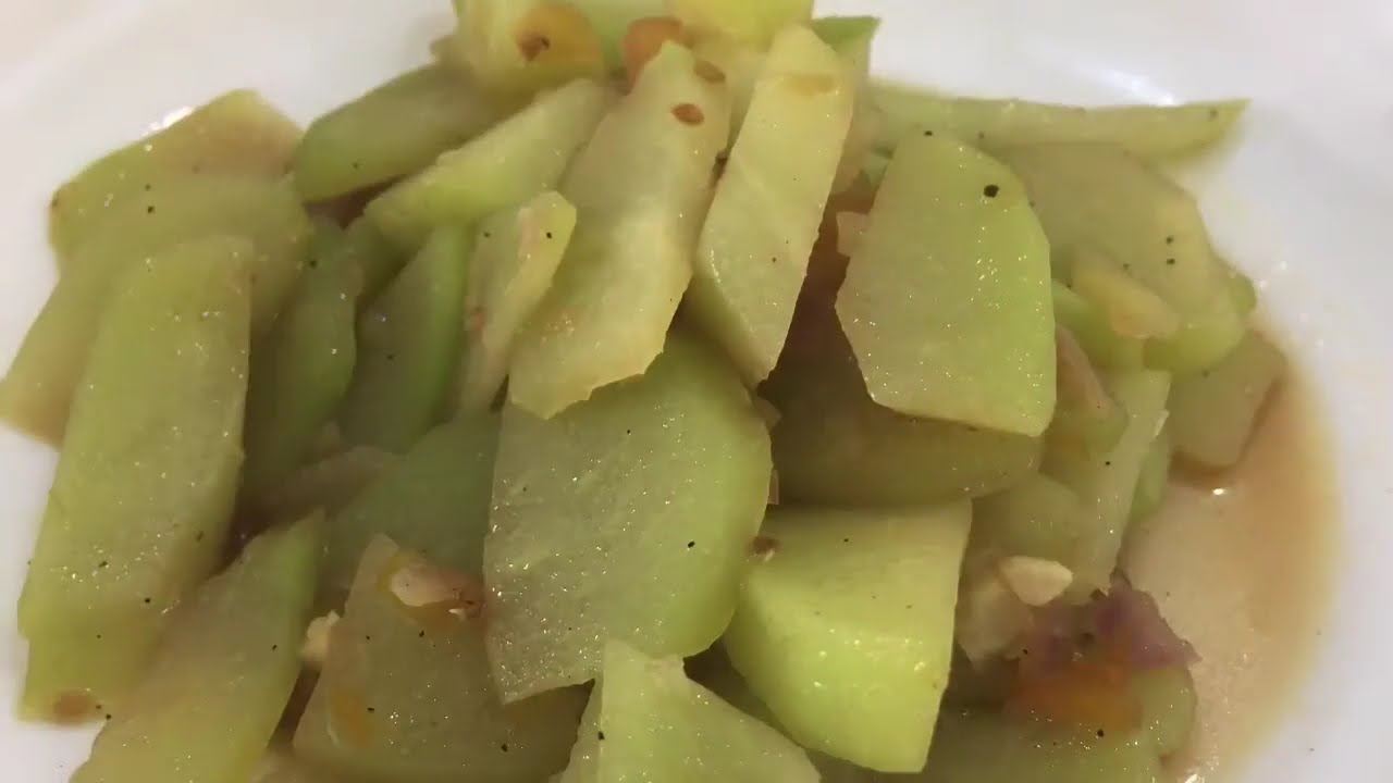 Ginisang Sayote Easy and Budget Meal Recipe Panlasang Pinoy