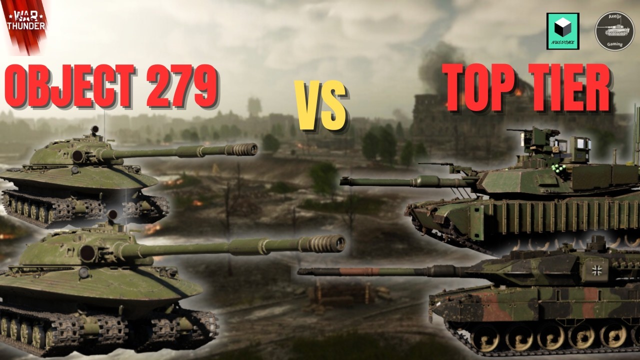 JUGANDO con Object 279 en Top Tier | Retos War Thunder