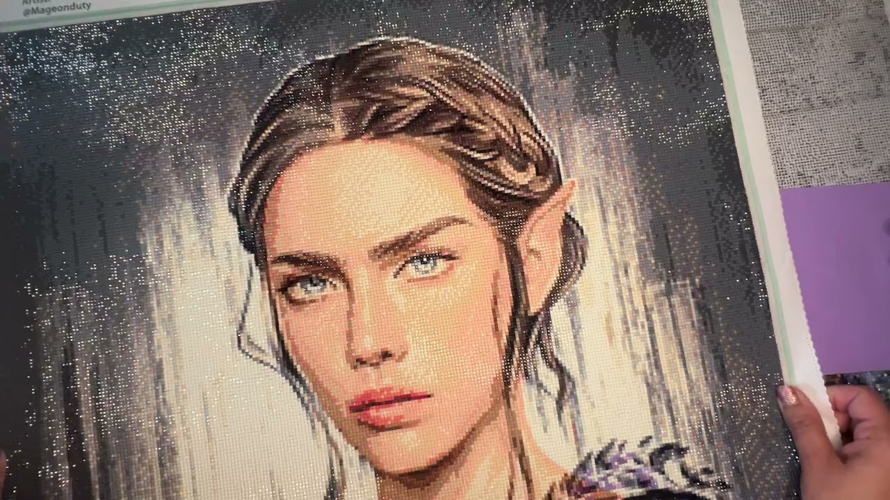 Month in Review (Diamond Painting) for March 2025 and WIPs