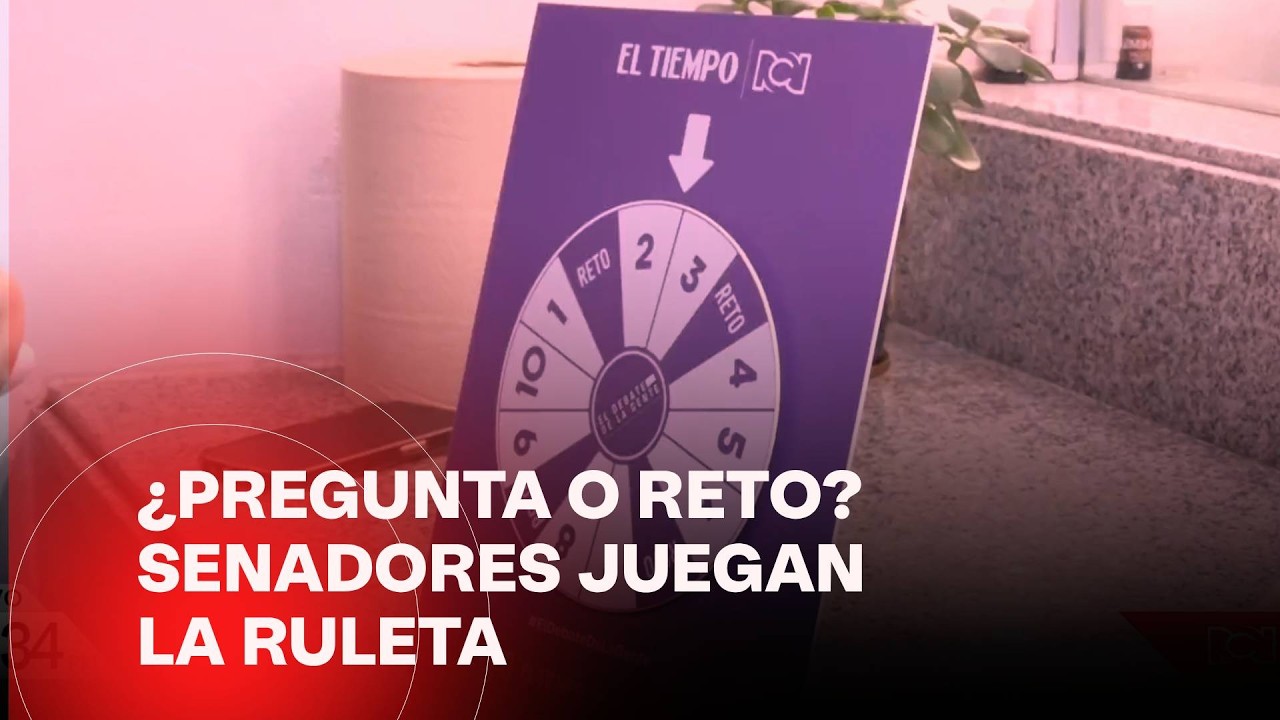 Candidatos al Senado juegan a la ruleta. Respondieron preguntas y cumplieron retos