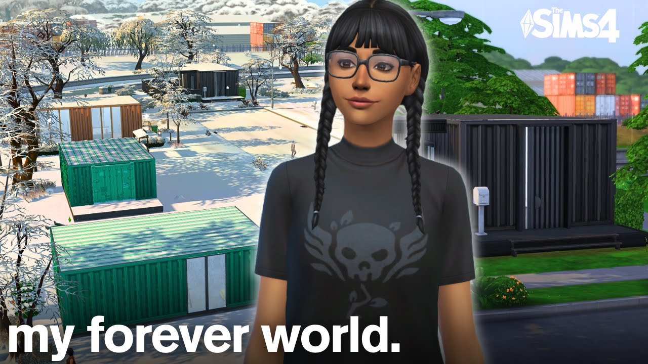🍎Chill Gameplay In My Sims 4 Forever World | Cassandra Goth x Science Career!