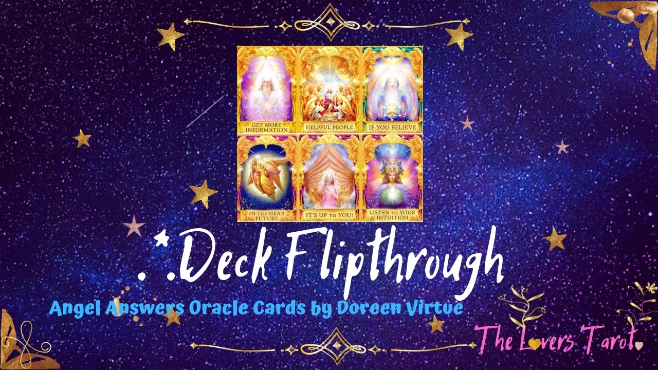 Doreen Virtue * Angel Answers Oracle Cards * deck flip through