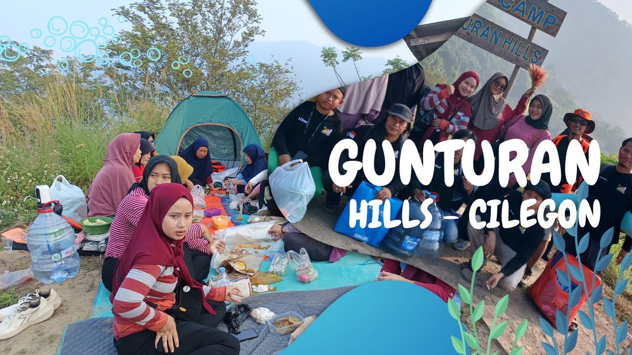 Keseruan Kemah di Bukit Gunturan Hills Cilegon