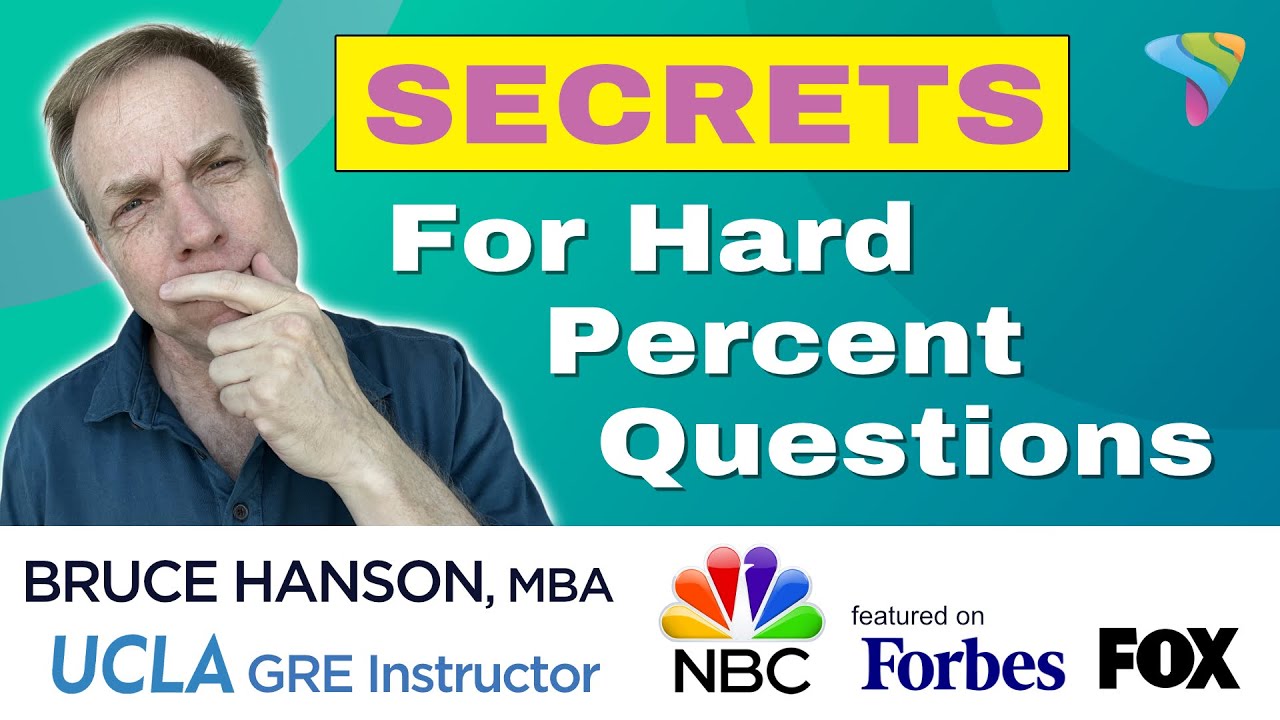 GRE Percent Tips Tricks and Strategies | Advanced Percent Increase and Decrease