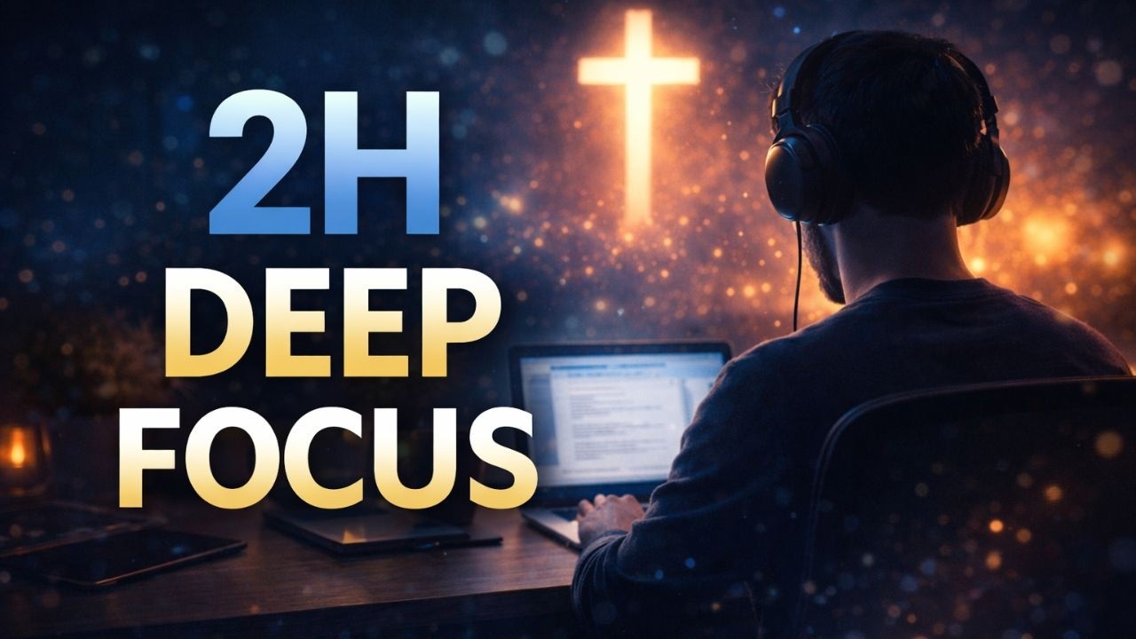 2 Hour Deep House Worship for Focus & Productivity | Christian Study & Work Flow Compilation