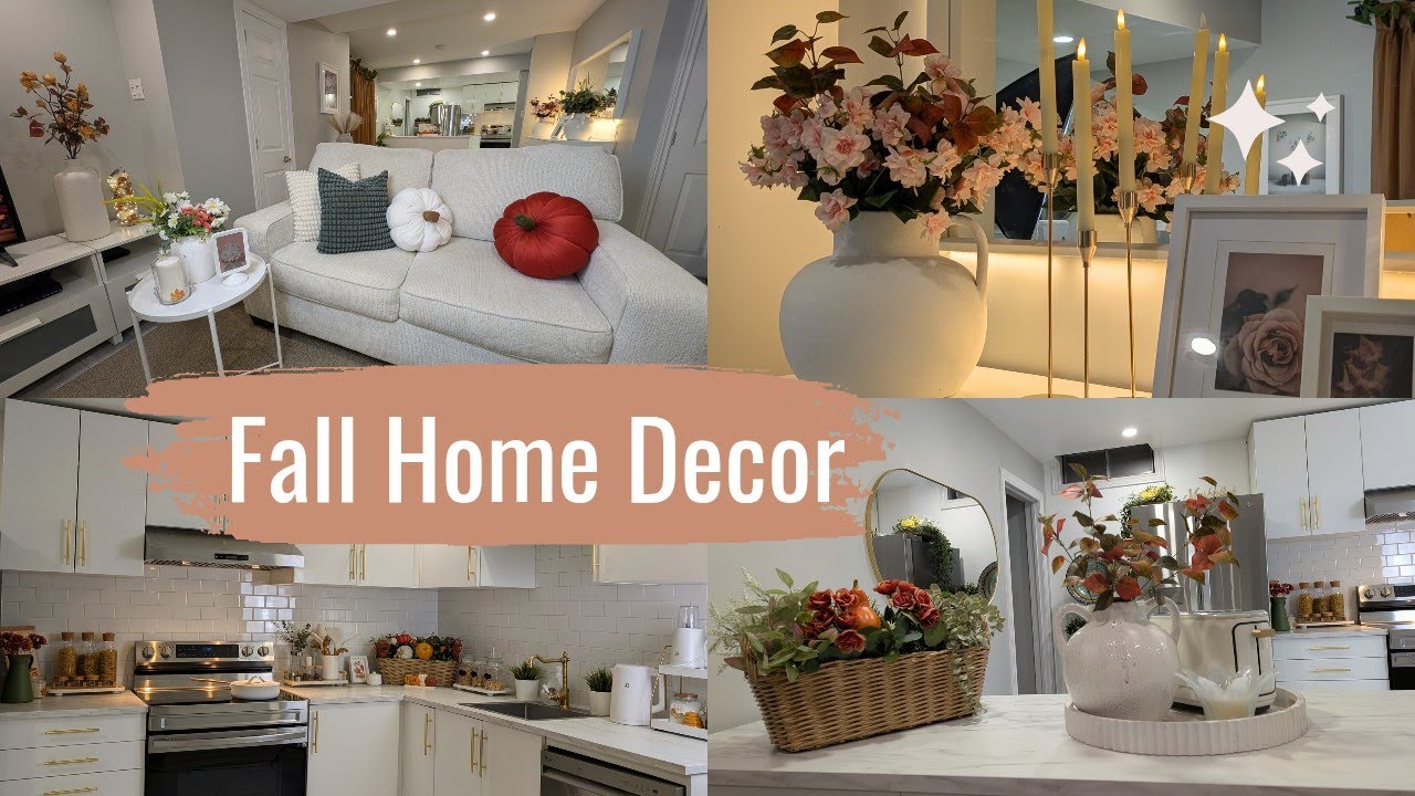 [Slow Living Diaries]| Silent Vlog | Fall Home Decor | Autumn🍁 Kitchen and Living Room Decor Ideas |