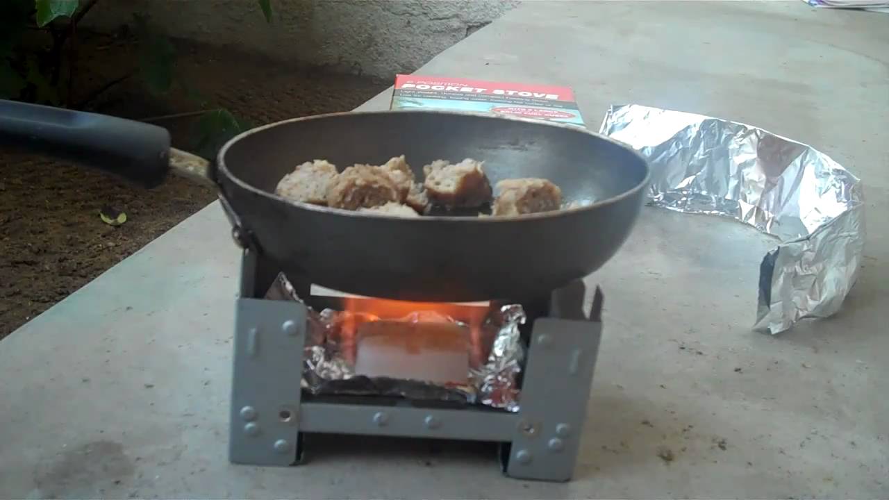 Cooking with my new Esbit Stove