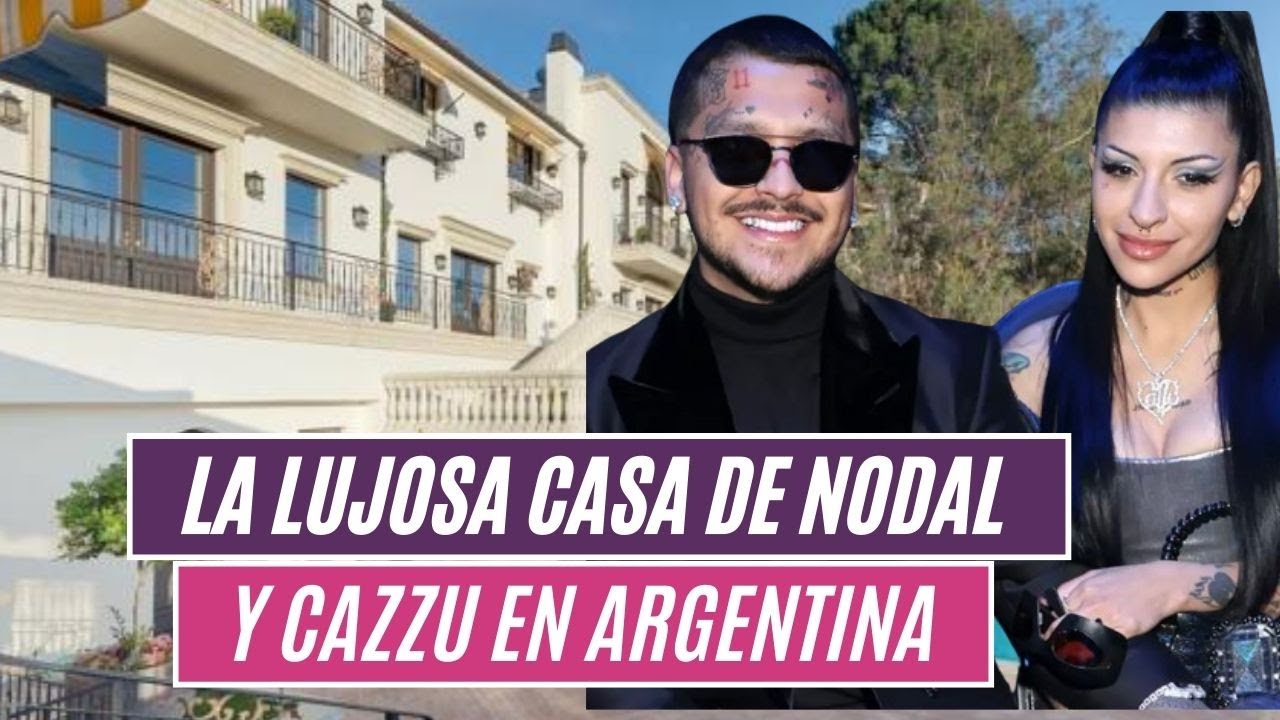 🔅La lujosa casa de NODAL y CAZZU en Argentina, 😱 BELINDA se quedará sorprendida