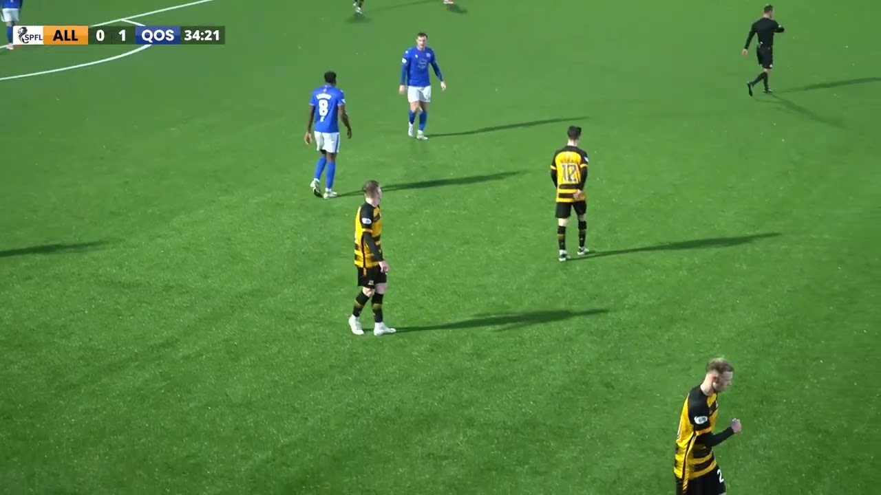 Alloa Athletic vs Queen of the South | 13th December 2025 | William Hill League 1