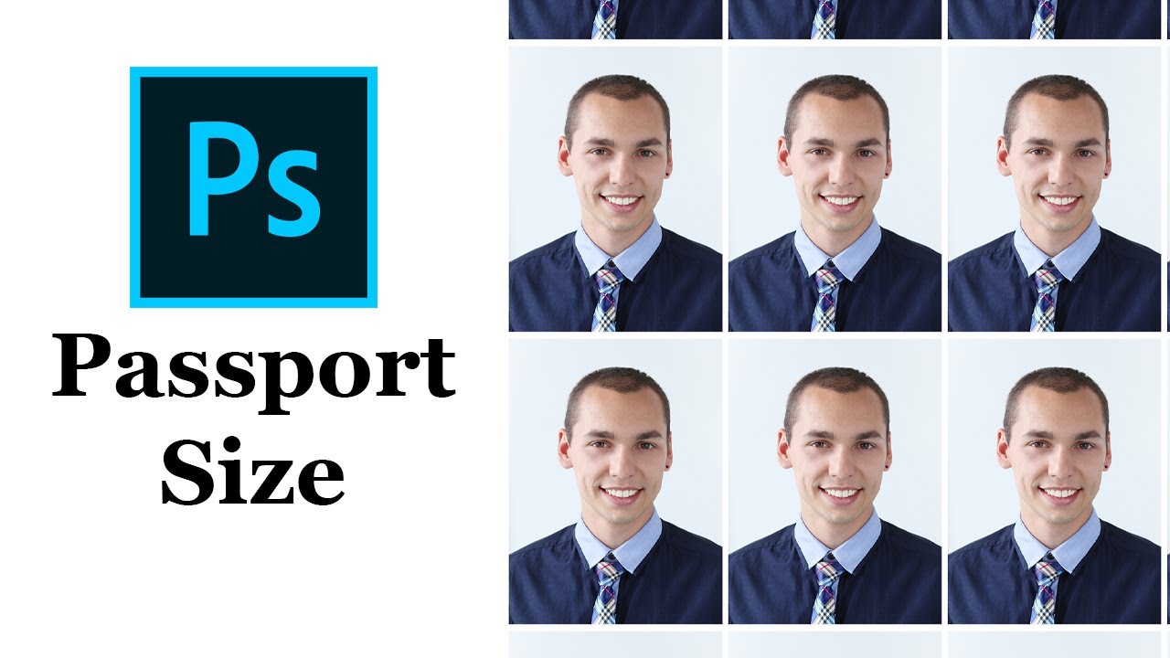 Passport Size Photo in Photoshop | Photoshop for beginners | Adobe Photoshop