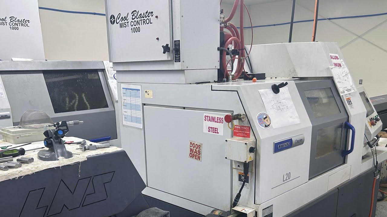 Citizen L20EVIII (2M8) CNC Swiss Lathe - Stock# 3658