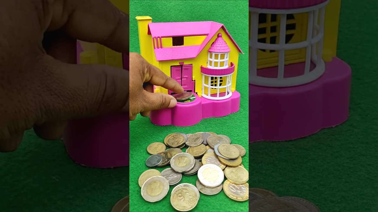 "Cutest Unboxing Ever! Puppy Bank House Surprise 🐶✨🏠"(JV-730)
