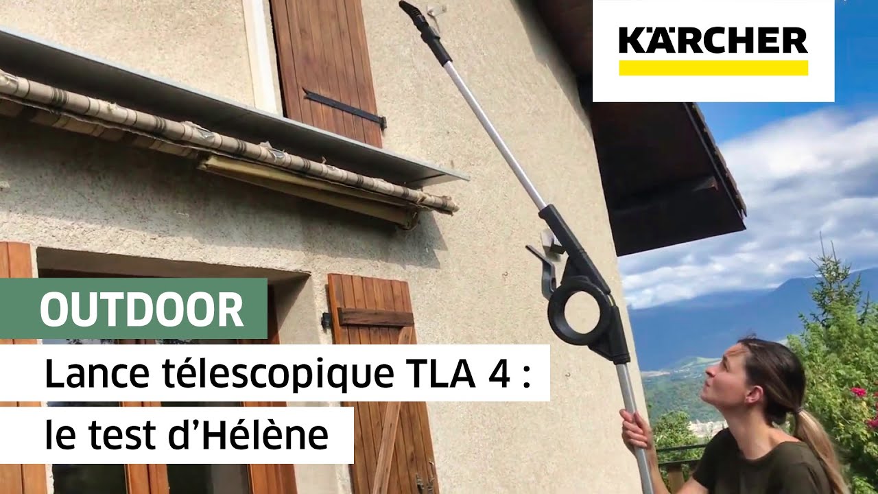 Lance télescopique TLA 4 pour nettoyeur haute pression : le test d’Hélène | Kärcher