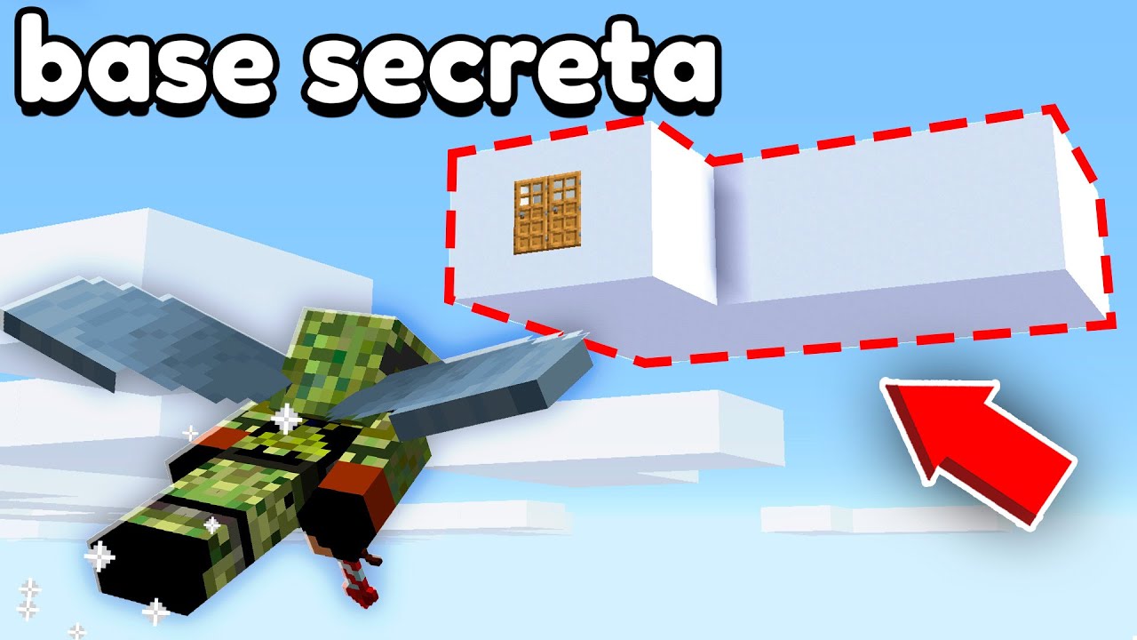 Encuentro una BASE SECRETA en el CIELO en mi SERVIDOR de MINECRAFT