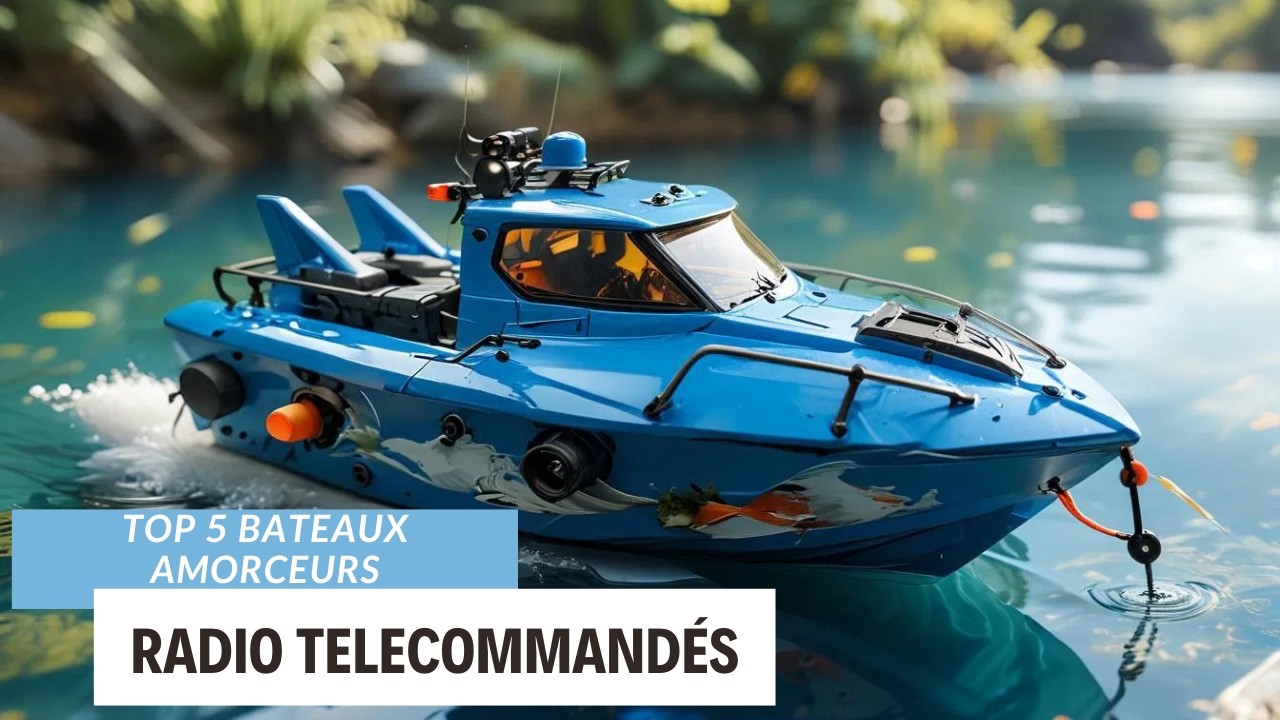 TOP 5 : Meilleur bateau amorceur RC radio télécommandé 2025