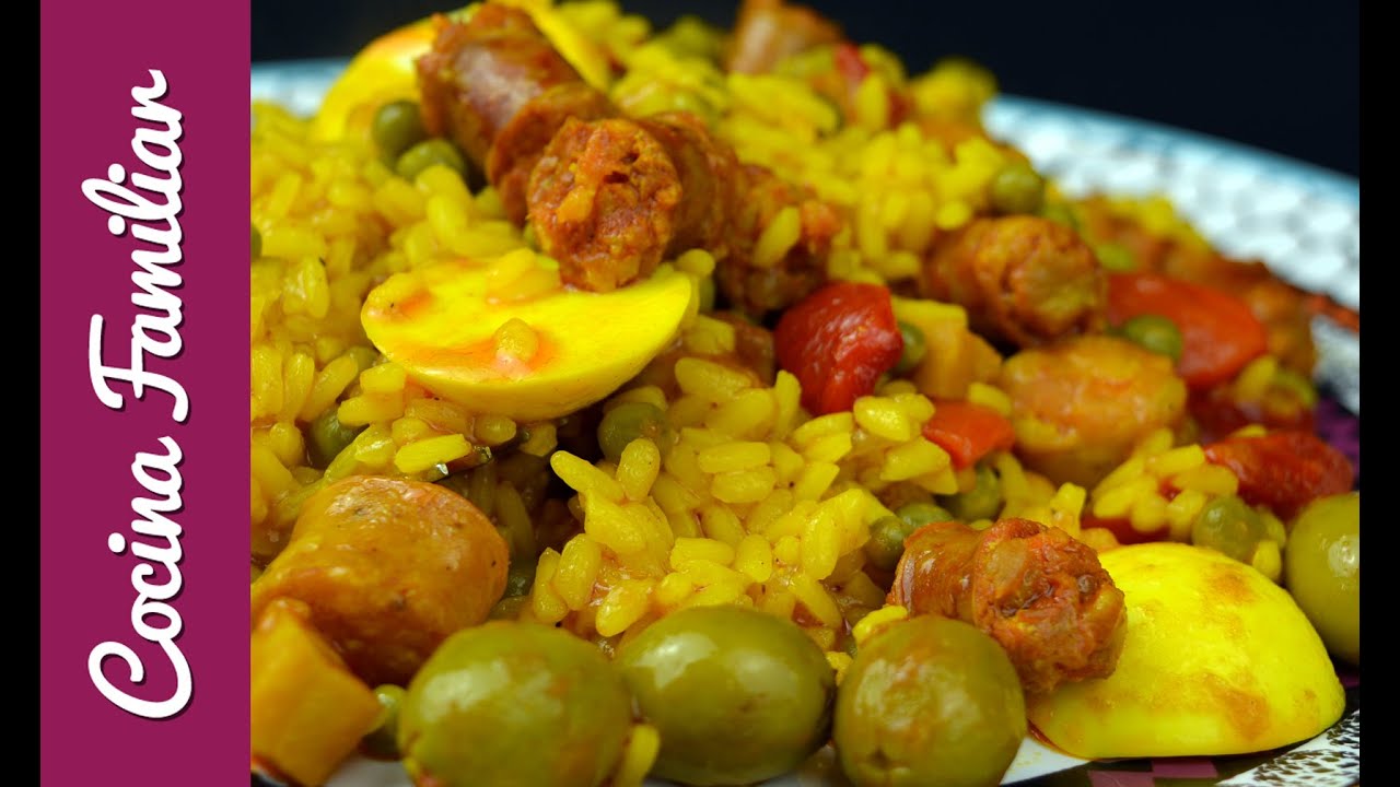 Arroz a la charcutera, receta de arroz seco con embutidos