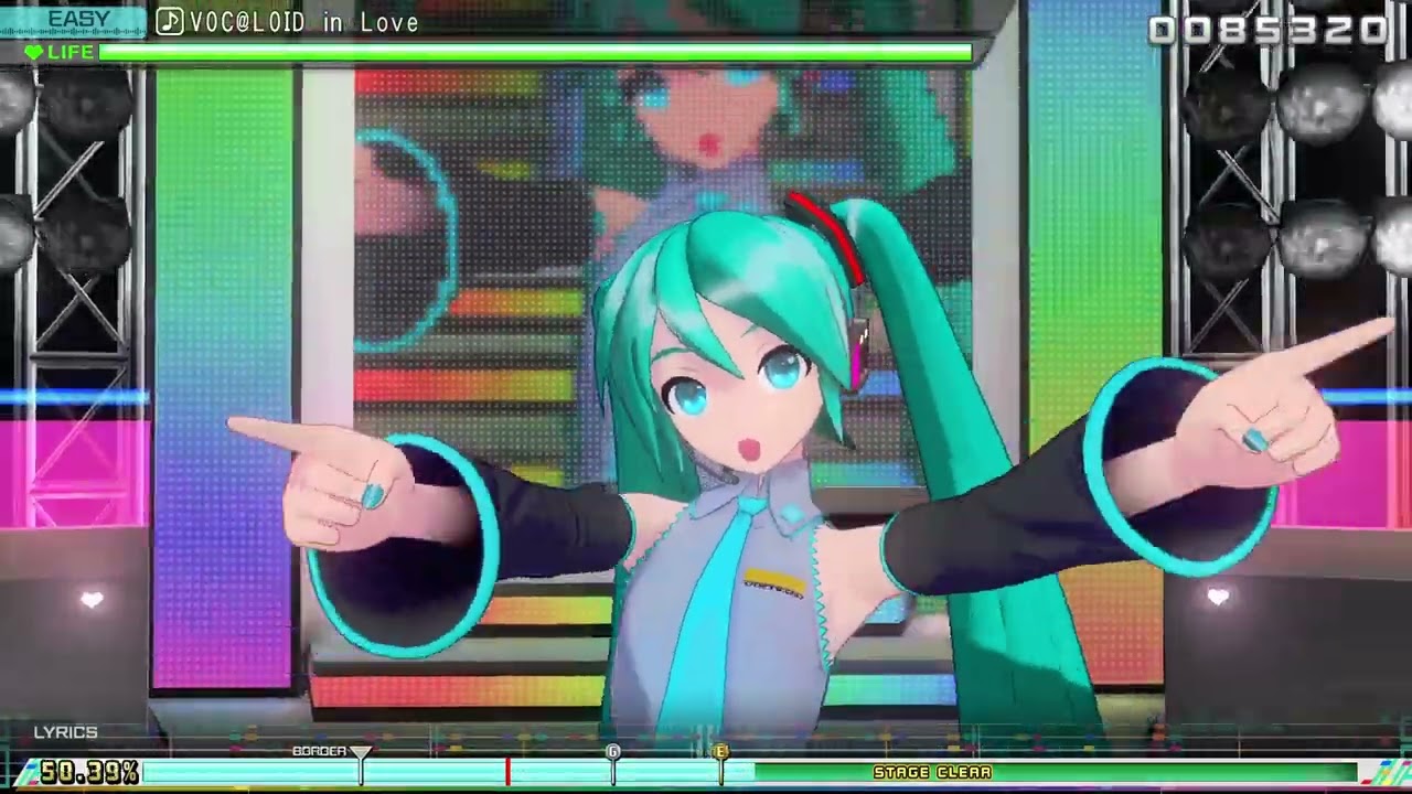 [Project DIVA Mega Mix+] Voc@Loid in love Easy Difficulty