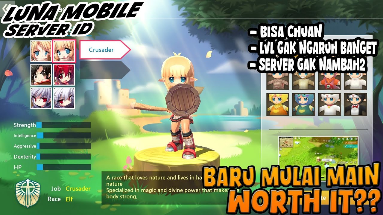 Baru main Luna Online Mobile ngejar player lama bisa??