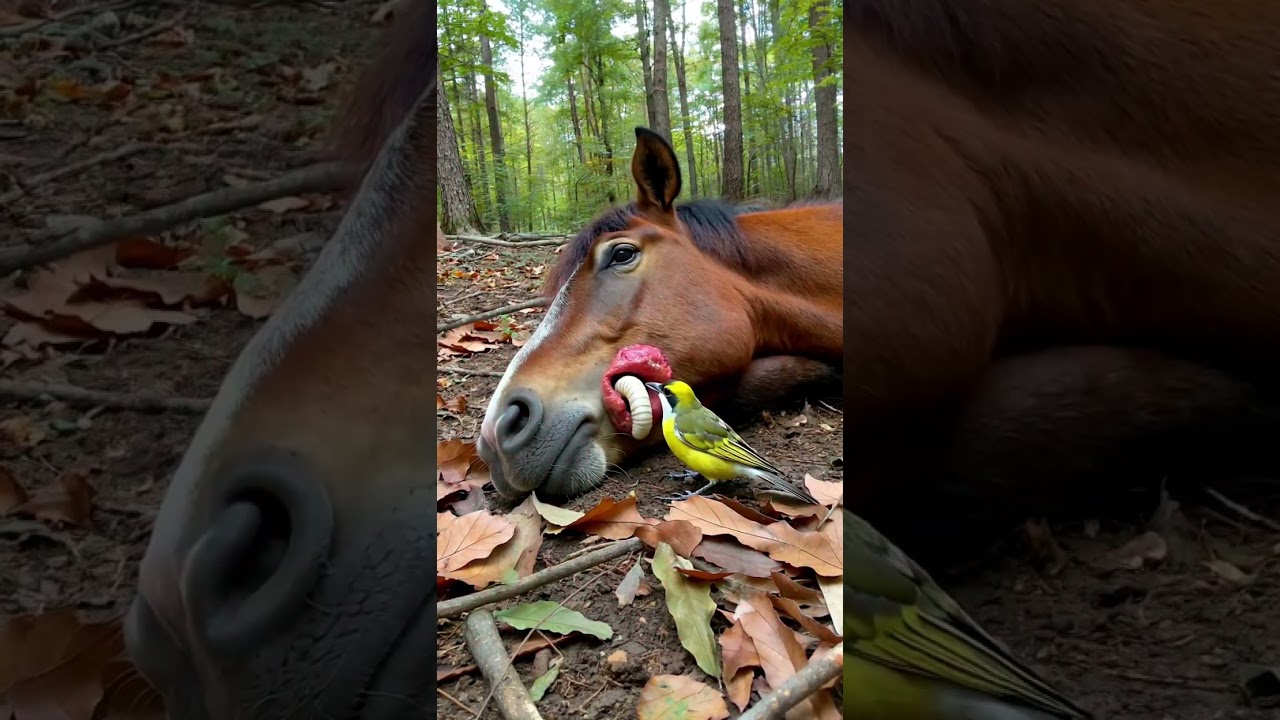 동물은 동물을 돕는다.Animals help animals. #wildlife #animals #wildliferescue