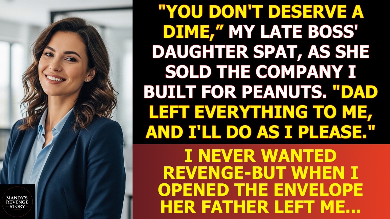 Boss Sold The Company And Left Me With Nothing After I Saved Us From Going Under - She Didn't Know